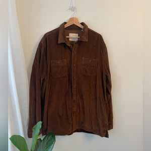 Weatherproof Vintage Velvet Corduroy Shacket - XL